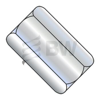 3/8-16X1 3/4  Hex Rod Coupling Nut 9/16 Across Flats Zinc