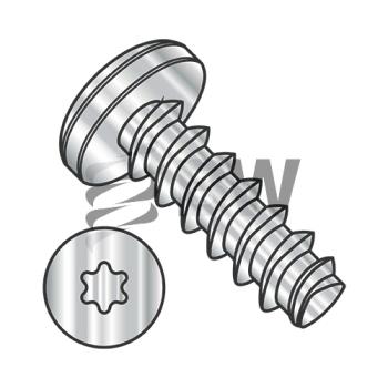 10-14 x 1  6 Lobe Pan Plastite Alternative 48-2 Fully Threaded 18-8 S/S Passivated and Wa x , 1016LTP188