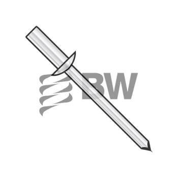 3/16 x .37-.50  Closed End Aluminum Rivet Aluminum Mandrel, ADAC68