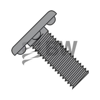 10-32 x 1  Weld Screw With Nibs Under The Head Fully Threaded Plain, 1116WB