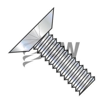 6-32 x 3/8  Phillips Flat Undercut Machine Screw Fully Threaded Zinc, 0606MPU