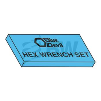 5/64-3/4 Long Arm He x  Wrench Set, 663LBD