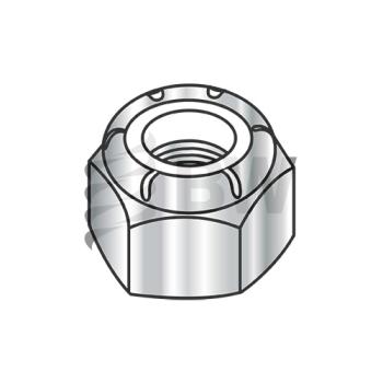 M6-1.0  Din 985 Metric Nylon Insert Hex Locknut A4 Stainless Steel, M6D985A4
