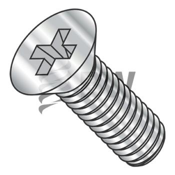 6-32X1/2  MS51959, NASM51959 Phil Flat Machine Screw Full Thread 300 Series S/S  DFAR, MS51959-30
