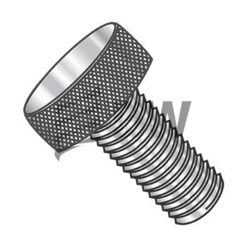 10-32 x 9/16  Knurled Thumb Screw Full Thread Aluminum, 1109TKAL