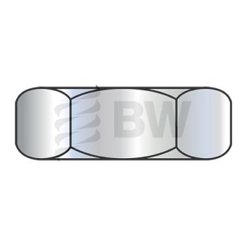 6-40X5/16X7/64  Fine Thread Hex Machine Screw Nut Zinc