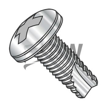 12-24 x 3/4  Phillips Pan Thread Cutting Screw Type 23 Fully Threaded 18-8 Stainless Steel, 12123PP188