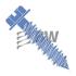 Hex Washer Slot, Steel Blue Ruspert Concrete Anchor Screws