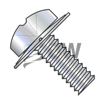 1/4-20 x 5/8  Phillips Pan Square Cone Sems Fully Threaded Zinc, 1410CPP
