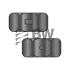 Steel Black Zinc Two-Way Reversible Lock Nuts