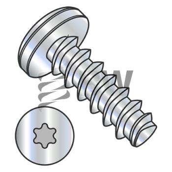 M2.5-1.4X6  Metric 6 Lobe Pan Plastite/Fix Alternative 45 Degree Full Thread Zinc and Bake, M2.56LTP4