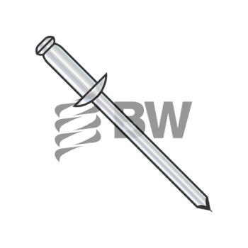 1/4 x .75-.87  Steel Zinc Rivet With Steel Mandrel, SDS814