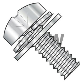 4-40 x 5/16  Phillips Pan Split Lock & Narrow Flat Washer Sems Full Thrd 18-8 Stainless Steel, 0405SNPP188