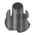 3 Prong, Steel Black Zinc Tee Nuts