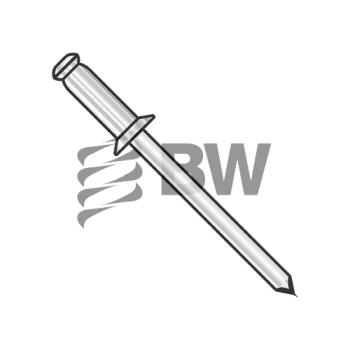 1/8 x .06-.12  Countersunk Stainless Steel Rivet WIth Steel Mandrel, SSCS42