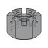 Heavy Hex, Steel Plain Finish Slotted Nuts