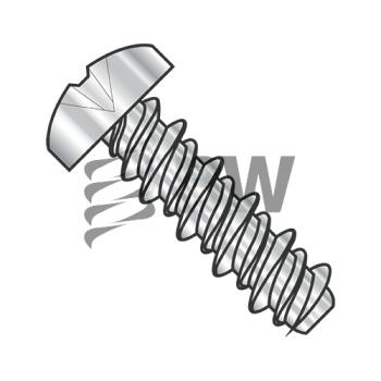 4-24 x 5/8 #3HD  PHILLIPS PAN HIGH LOW SCREW FULLY THREADED 410 STAINLESS STEEL, 0410HPP410
