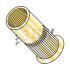Round Body, Steel Zinc Yellow--Metric
