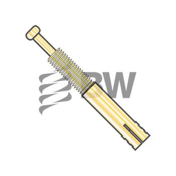 1/2 X 4 3/4 Expansion Pin Anchor Zinc Yellow