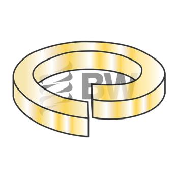 7/8  Medium Split Lockwasher 96Hour Salt .0002 ROHS Zinc Yellow Bake High Corrosion, 87WSY96