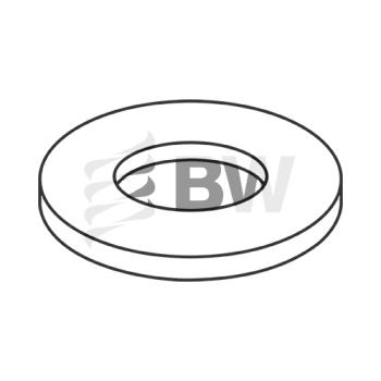 2 x 1/4 x .093  Flat Washer Nylon, 0204.093WFN
