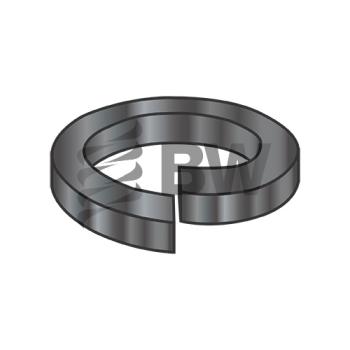 1/4  Medium Split Lock Washer Black Zinc and Bake, 14WSBZ