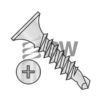 6-20 x 1 1/4  Phil Bugle Full Thread Self Drill Drywall Screw Zinc Bake 1,000 hours Salt Spray, 0620KPGHC