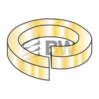 3/4  Extra Heavy Duty Split Lock Washer Mechanical Zinc Yellow Made in USA, 75WSXVY