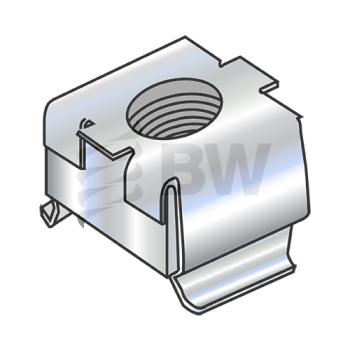 M5 025-063  Metric Cage Nuts Zinc, M5-025NCAG