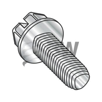 8-32 x 3/8  Slot Ind He x  Wash Taptite Alternative Full Thread 410 Stainless Passivate & Wa x , 0806RSW410