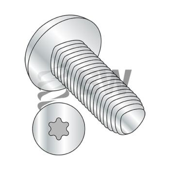 M5-0.8X20  Din 7500 C E Pan 6 Lobe Recess Thread Rolling Screw Full Thread Zinc Bake Wax, M520D7500T