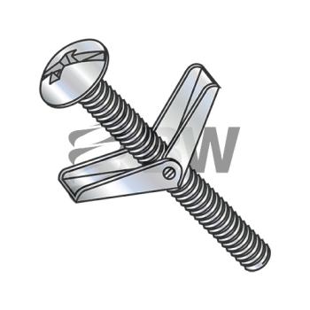 1/4 X 4 Combination Mushroom Head Toggle Bolt Zinc