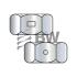 Steel Zinc Two-Way Reversible Lock Nuts