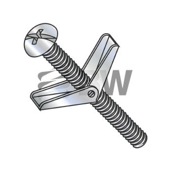 3/16 X 5 Phil/Slot Combination Round Head Toggle Bolt Zinc