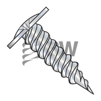 8 x 1  Phillips Modified Truss Self Piercing Screw Full Thread Needle Point Zinc, 0816PPM