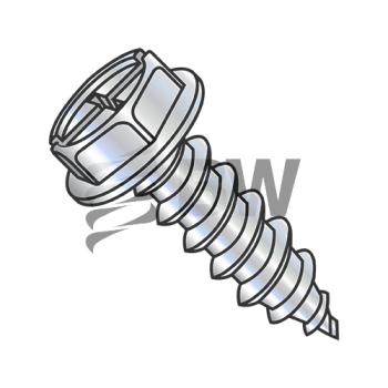 10-16 x 3/4  Combo (phil/slot) Ind He x washer Self Tapping Screw Type AB Full Thread Zinc Bake, 1012ABCW