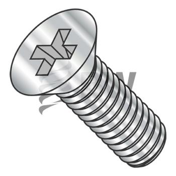 M4-0.7X50  Din 965 Metric Phillips Flat Machine Screw Full Thread 18-8 Stainless Steel, M450MPF188