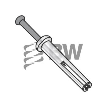 1/4 X 1 1/2 Mushroom Head Hammer Drive Anchor Zinc