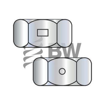9/16-18  Two Way Reversible Hex Lock Nut Zinc And Wax
