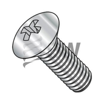 10-24 x 1 3/4  Phillips Oval Machine Screw Fully Threaded 18-8 Stainless Steel, 1028MPO188