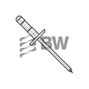 5/32 x .046-.250  Low Profile Multi Grip Rivet Zinc, L-0512Y