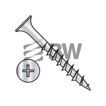 6 x 1 1/8  Phillips Bugle Head Coarse Thread Sharp Point Deck Screw Dacrotized, 0618DPG