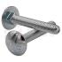 Metric Carriage Bolt, Round Head, Class 8.8  Zinc