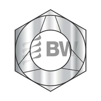 M6-1.0  Metric Prevailing Torque Type Hexagon Nut Based On  Din 934 A2 Stainless Steel, 597565