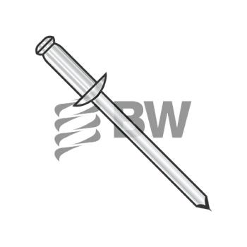 3/16 x .06-.12  Stainless Steel Rivet With Steel Mandrel, SSDS62