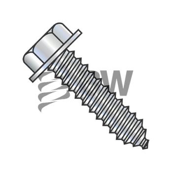 5/16-9 x 1 5/8  A/F.428-.437 Head Hgt.200-.230 Unslot Indent He x wash Lag Screw Full Thread Zinc, 312607LHW