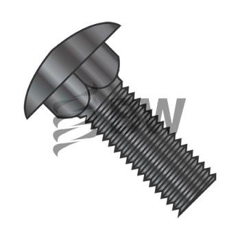 1/2in-13 X 3in  Carriage Bolt Fully Threaded Black Oxide and Oil