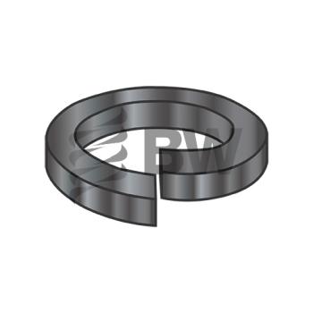 M6  Din 127B Metric Split Lock Washer 18-8 Stainless Steel Black Oxide, M6D127B188B