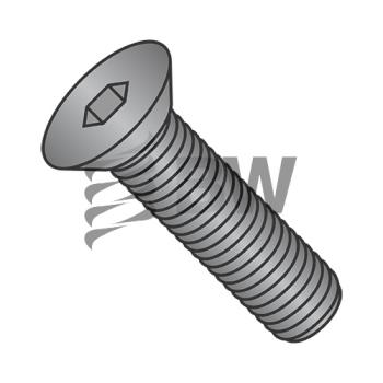 5-40 x 1/2  Coarse Thread Flat Socket Cap Screw Plain, 0508CSFL