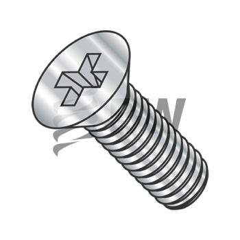 4-40 x 1/4  Phillips Flat Machine Screw Fully Threaded 18-8 Stainless Steel, 0404MPF188